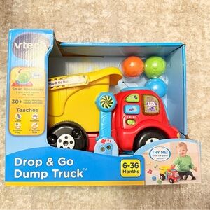 VTech Colorful Drop and Go Dump Truck Toy 6-36 months -NWT